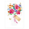*CARD BIRTHDAY WISHES FLOWER DN