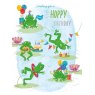 *CARD HOPPY BIRTHDAY PATCHES