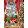 *XMAS CARD NAUGHTY PUPS N8
