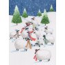 *XMAS CARD SNOWY SHEEP N8