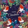 *XMAS CARD CHRISTMAS ROBINS S6