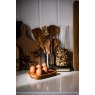 *EGG CUP HOLDER 6 OLIVE WOOD