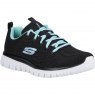 *TRAINER GRACEFUL 6 BLK/TURQUOISE