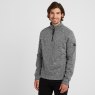 FLEECE PEARSON XXL GREY ZIP NECK