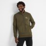 Tog24 Tog24 Renard Zip Neck Fleece Khaki Size L