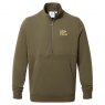Tog24 Tog24 Renard Zip Neck Fleece Khaki Size L