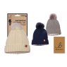 *HAT WP BOBBLE SHERPA LINED RIB LDS
