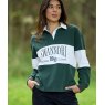 Swanndri Swanndri Rutherford Long Sleeved Rugby Shirt Hunter Green/White