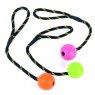 STUDDED ROPE BALL 2.5" ASST