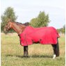 TURNOUT RUG 100G 7'3" RED/GRY HYCONIC