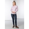 Rydale Rydale Hannah Long Sleeved Shirt Kate Tweed Pink