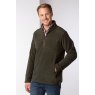 FLEECE HUGGATE XXXL KHAKI 1/4ZIP