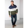 Rydale Rydale Byland Sweatshirt Navy/White/Olive