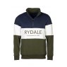 Rydale Rydale Byland Sweatshirt Navy/White/Olive