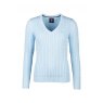 JUMPER EMMA 8 BLUE V NECK KNIT