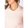 Rydale Rydale Emma Cable Knit Jumper Soft Pink
