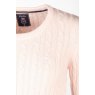 Rydale Rydale Emma Cable Knit Jumper Soft Pink
