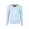 Rydale Rydale Emma Cable Knit Jumper Soft Blue