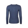Rydale Rydale Emma Cable Knit Jumper Mid Navy