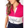 Rydale Rydale Byland Cow Polo Shirt Bonbon/White/Navy