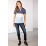 Rydale Rydale Byland Cow Polo Shirt Denim/White/Blue