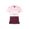 Rydale Rydale Byland Cow Polo Shirt Sorbet/White/Berry