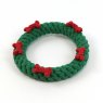 CHRISTMAS WREATH ROPEE DOG TOY