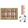XMAS CRACKER 8PK GOLD FOLIAGE