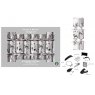 XMAS CRACKER 8PK WINTER FLORAL