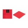 NAPKIN 20PK RED METALLIC