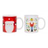 MUG SANTA & NUTCRACKER ASST
