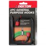 Dekton General Purpose Hook 12mm 2 Pack