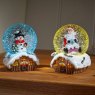 Three Kings Christmas Cabin SnowSphere 6cm Assorted