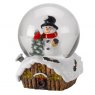 Three Kings Christmas Cabin SnowSphere 6cm Assorted