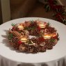 CANDLE HOLDER RING QUARTET WINTERSPICE