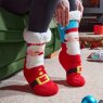 SLIPPER SOCKS SANTA LDS