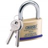 PADLOCK BRASS 50MM SOLID