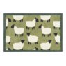 Turtle Mat Sheep Flock Doormat Green