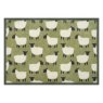 Turtle Mat Sheep Flock Doormat Green