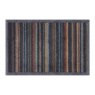 Turtle Mat Striped Doormat Charcoal