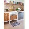 Turtle Mat Striped Doormat Charcoal