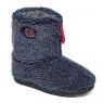 Bedroom Athletics Gosling Sherpa Slipper Boot Washed Peacoat Navy
