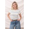TSHIRT CAUSEWAY SS 8 BLUE SAGE STRIPE
