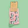 Jess & Lou Bamboo Sheep Sock Pink
