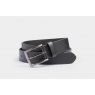 BELT LEATHER 46" BLK HARNESS 35MM