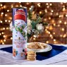 BISCUIT XMAS PUD 200G SNOWMAN TUBE