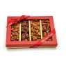 CARAMELISED NUTS GIFT BOX 4 STRIPE
