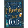 CARD FATHERS DAY CHEERS TO THE BEST DAD