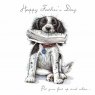 CARD FATHERS DAY DOG & NEWSPAPER