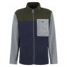 FLEECE COLOURBLOCK NVY FULL